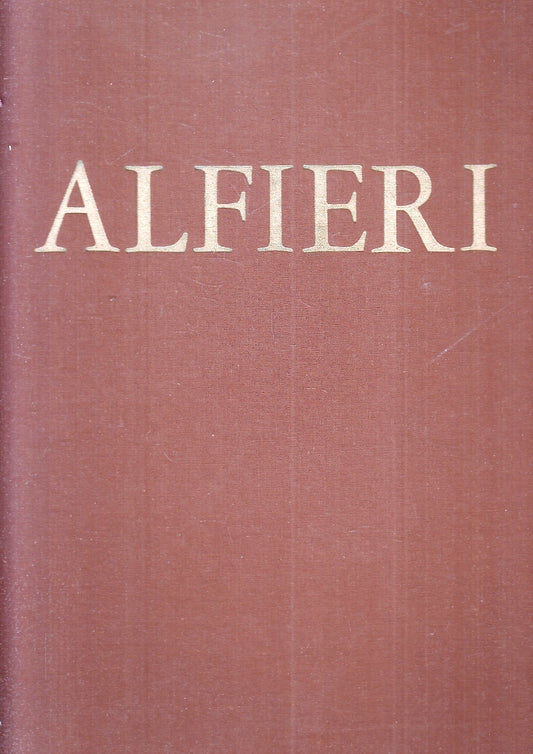 LT- ALFIERI OPERE - DOMENICO CARA - BERTIERI --- 1970 - C - YTT942