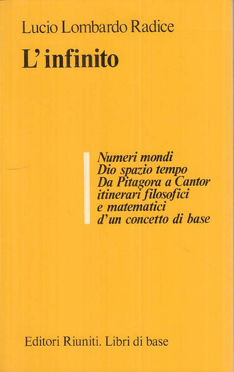 LS- L'INFINITO - RADICE - RIUNITI - LIBRI BASE --- B - ZTS249
