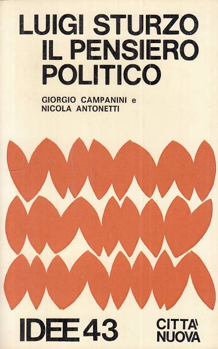 LS- LUIGI STURZO PENSIERO POLITICO -- CITTA' NUOVA --- 1979 - B - ZTS13