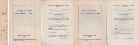 Rivista di dtoria della Chiesa in Italia 2 volumi - Herder - 1974 - ZFS261