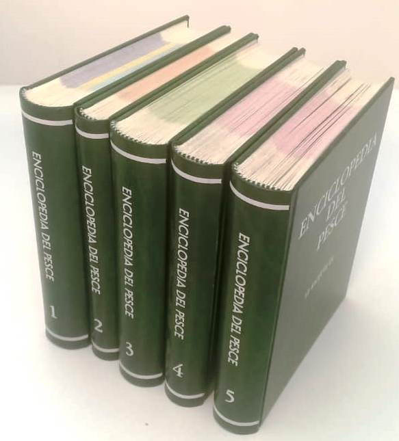 LZ- ENCICLOPEDIA DEL PESCE FASCICOLI RILEGATI IN 5 VOLUMI RILEGATI - C- YFS