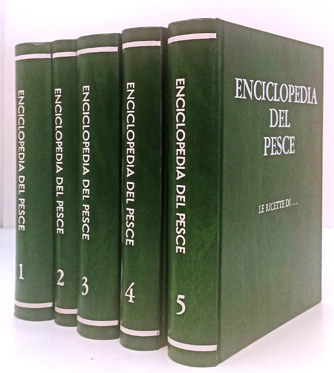 LZ- ENCICLOPEDIA DEL PESCE FASCICOLI RILEGATI IN 5 VOLUMI RILEGATI - C- YFS