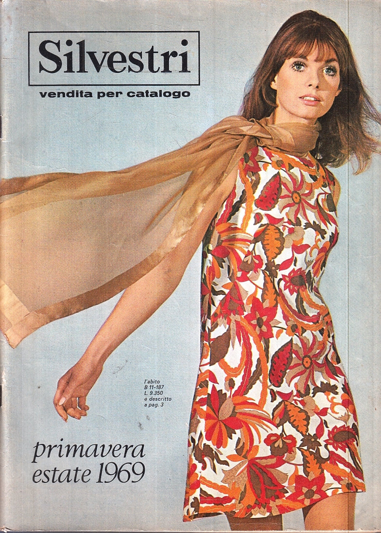 LR- SILVESTRI VENDITA PER CATALOGO PRIMAVERA ESTATE 1969 MODA CASA - S - YFS764
