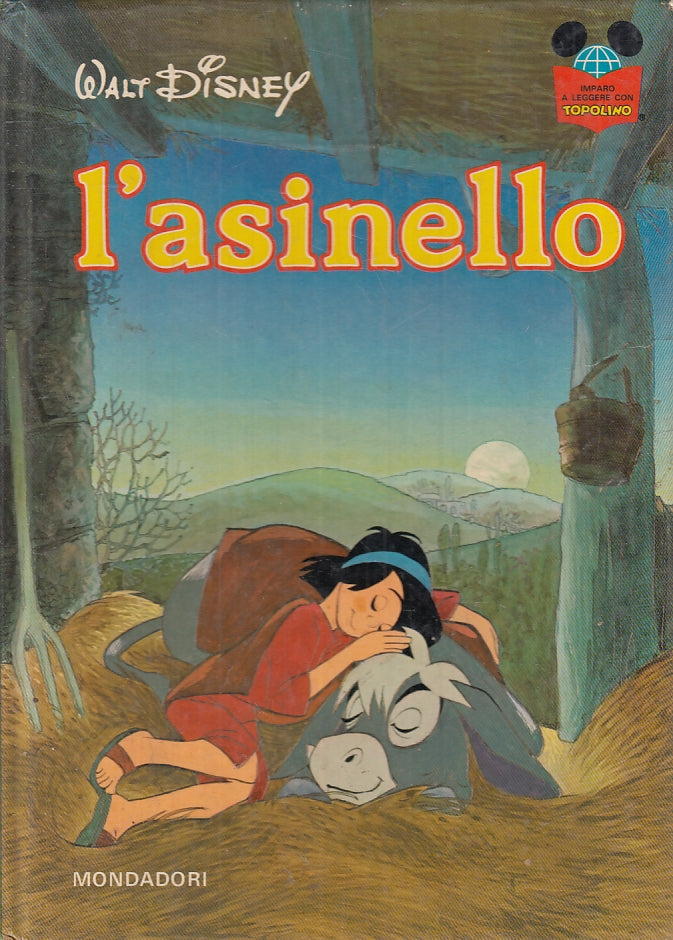 LB- IMPARO A LEGGERE CON TOPOLINO L'ASINELLO-- MONDADORI-- 1a ED.- 1980- CS- RGZ
