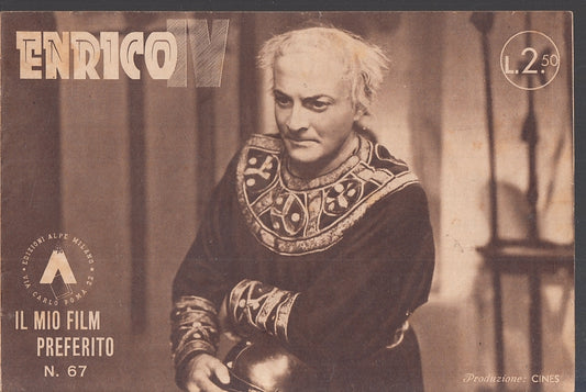 LR- IL MIO FILM PREFERITO N.67 ENRICO VI -- ALPE --- 1942- S- VCX