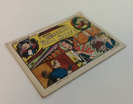 FZ- ALBO AVVENTURE N.25 SERIE MANDRAKE LA GHIACCIAIA DELLA MORTE--- 1947- S- VCX
