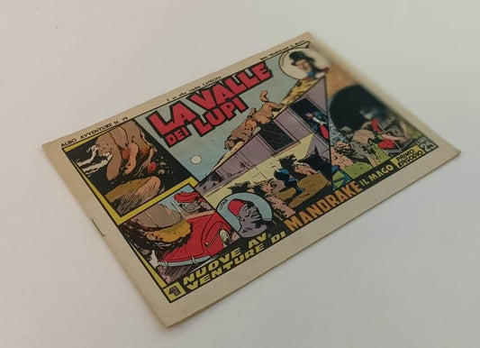 FZ- ALBO AVVENTURE N.79 SERIE MANDRAKE IL MAGO LA VALLE DEI LUPI--- 1949- S- VCX