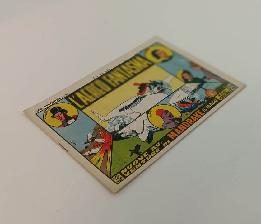 FZ- ALBO AVVENTURE N.81 SERIE MANDRAKE L'AEREO FANTASMA --- 1949 - S - VCX