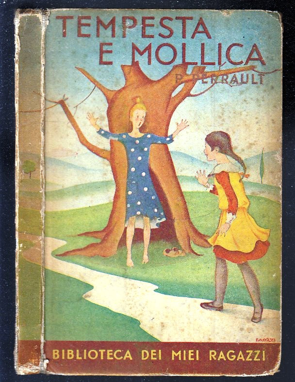 LB- TEMPESTA E MOLLICA- PERRAULT- SALANI- BIBLIOTECA MIEI RAGAZZI-- 1941- C- RGZ
