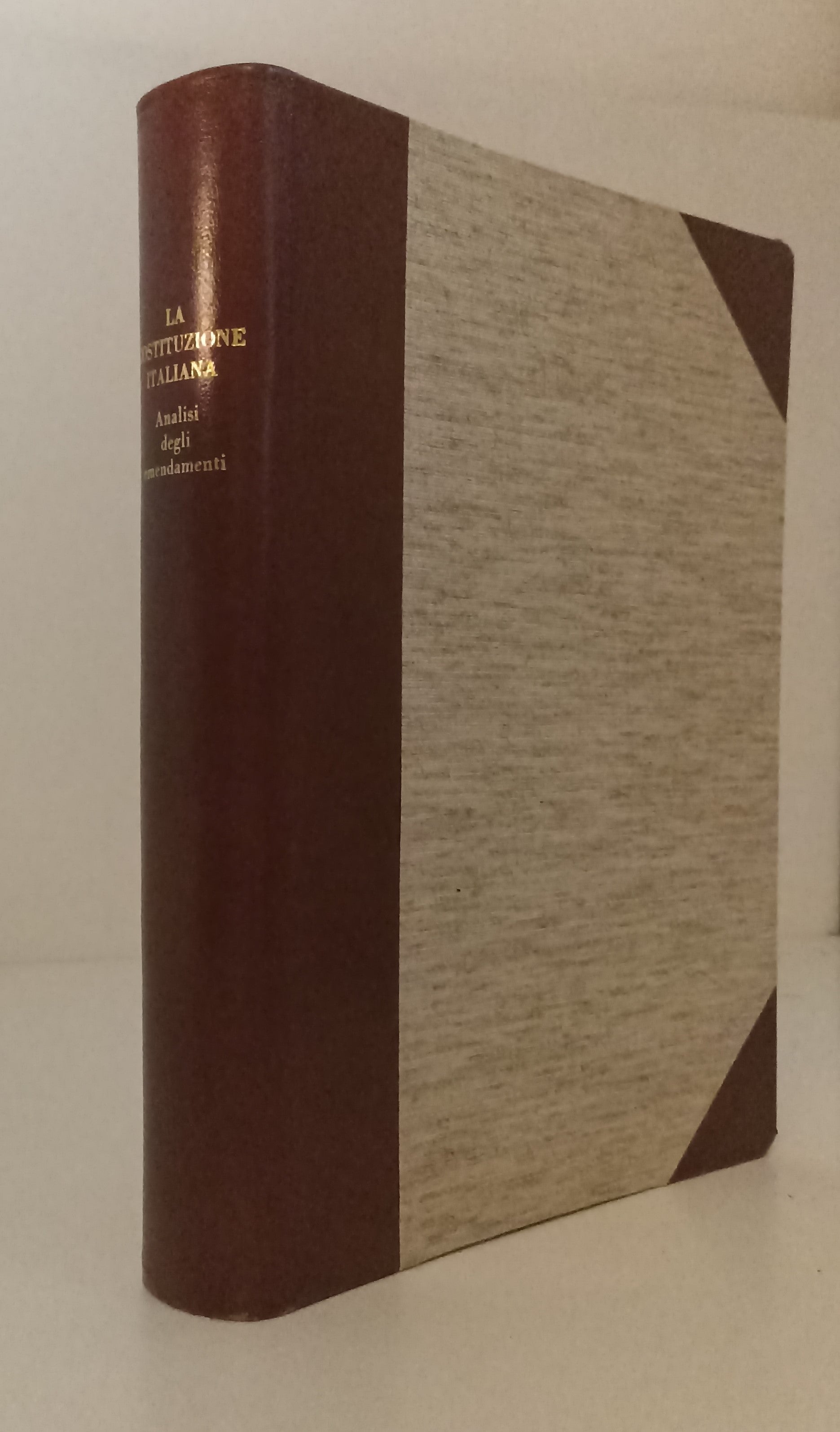 LZ- LA COSTITUZIONE ITALIANA ANALISI DEGLI EMENDAMENTI -- IBM--- 1979- C- ZTT374