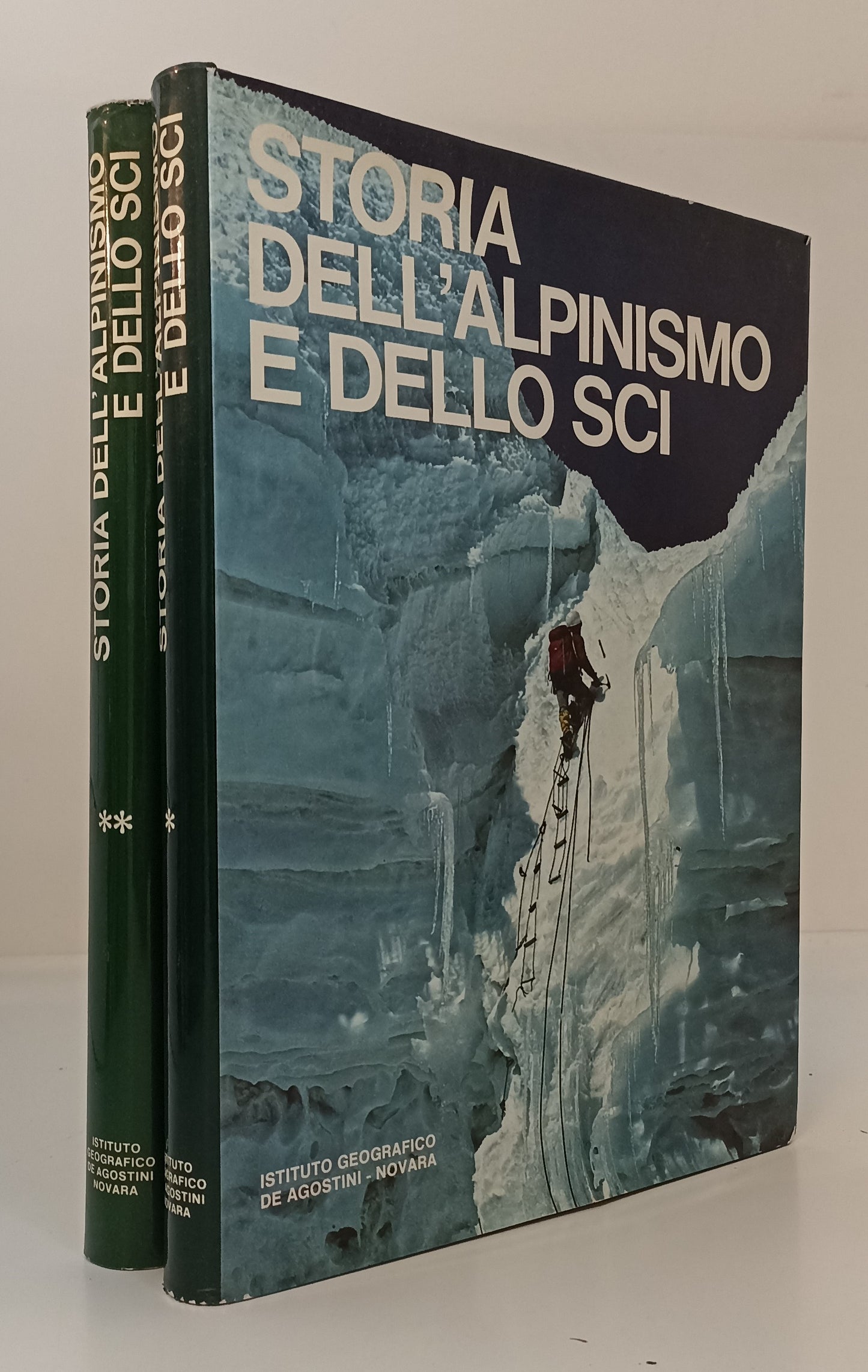 LZ- STORIA DELL'ALPINISMO E SCI 2 VOLUMI - MOTTI- DeAGOSTINI--- 1977- CS- YFS855