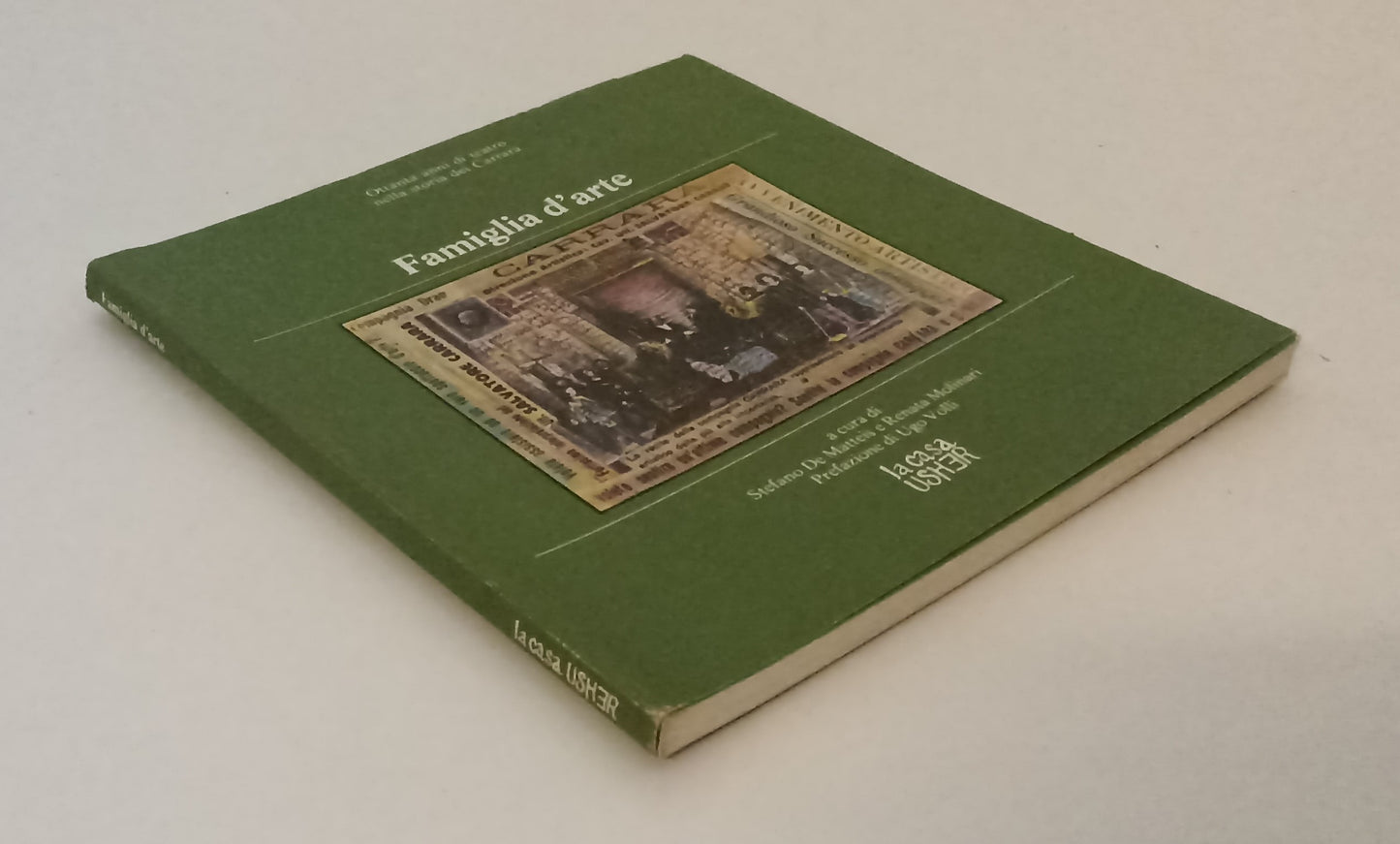 LT- OTTANTA ANNI TEATRO CARRARA FAMIGLIA D'ARTE-- CASA USHER--- 1984- BS- YTT892