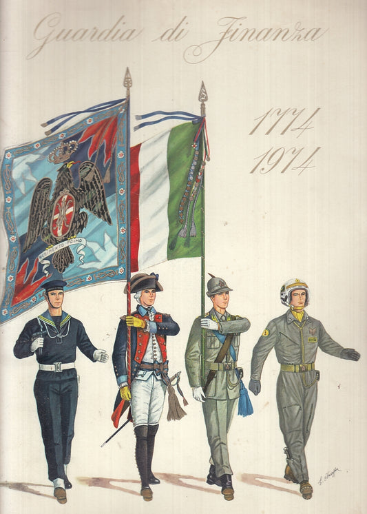 LZ- CALENDARIO GUARDIA DI FINANZA 1774 1974 - YFS735