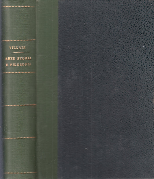 LZ- ARTE STORIA E FILOSOFIA SAGGI - PASQUALE VILLARI- SANSONI--- 1884- C- ZTT446