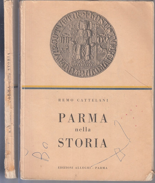 LS- PARMA NELLA STORIA - REMO CATTELANI - EDIZIONI ALLEGRI --- 1957 - B - WPR