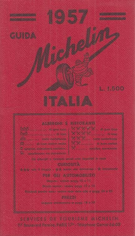 LV- GUIDA MICHELIN ITALIA 1957 RISTAMPA ANASTATICA -- MICHELIN ---- B - ZFS174