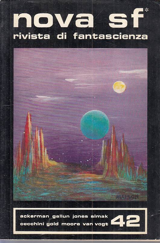 LN- NOVA SF RIVISTA FANTASCIENZA 42 DESERTO COSMICO-- LIBRA--- 1980- BS - YFS999