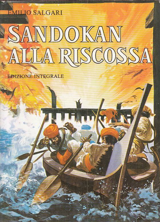 LN- SANDOKAN ALLA RISCOSSA - SALGARI - VALLARDI --- 1986 - CS - ZFS139