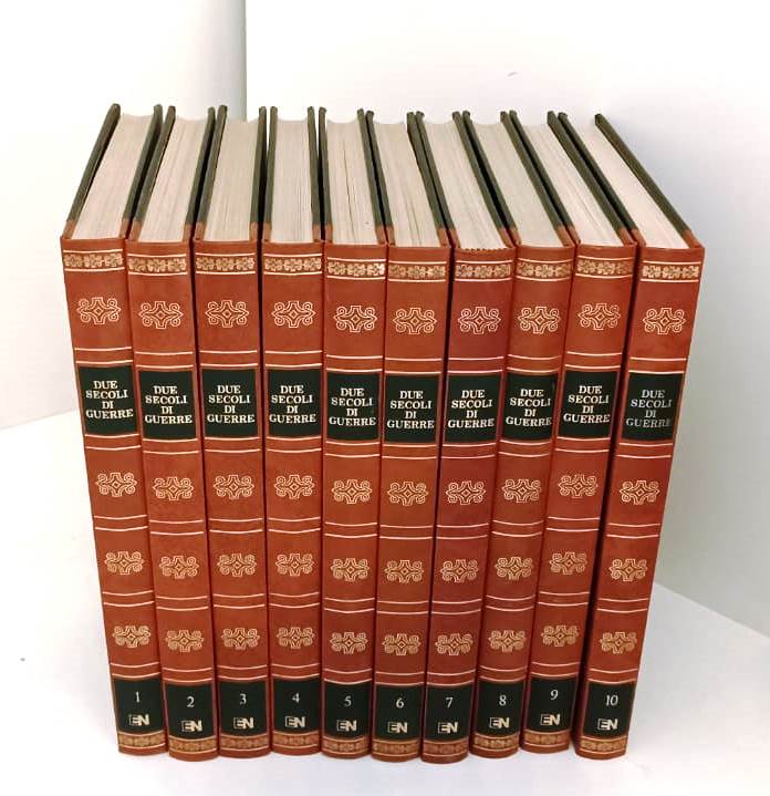 LZ- DUE SECOLI DI GUERRE ENCICLOPEDIA 10 VOLUMI - MONTANELLI CERVI- 1983- C- YFS