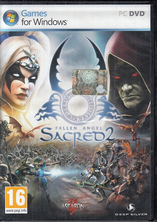 GC- GIOCO PC DVD GAMES FOR WINDOWS FALLEN ANGEL SACRED 2 - 2 DISCHI - VDX
