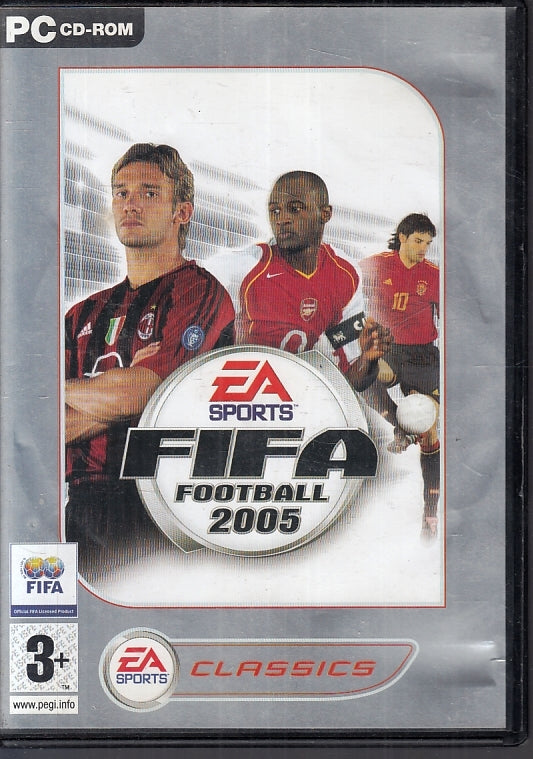 GC- GIOCO PC CD ROM EA SPORTS FIFA FOOTBALL 2005 2 DISCHI - VDX