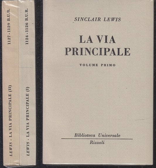 LN- SINCLAIR LEWIS - SINCLAIR LEWIS - RIZZOLI- BUR 1124/1126 1127/1129--- B- XTS