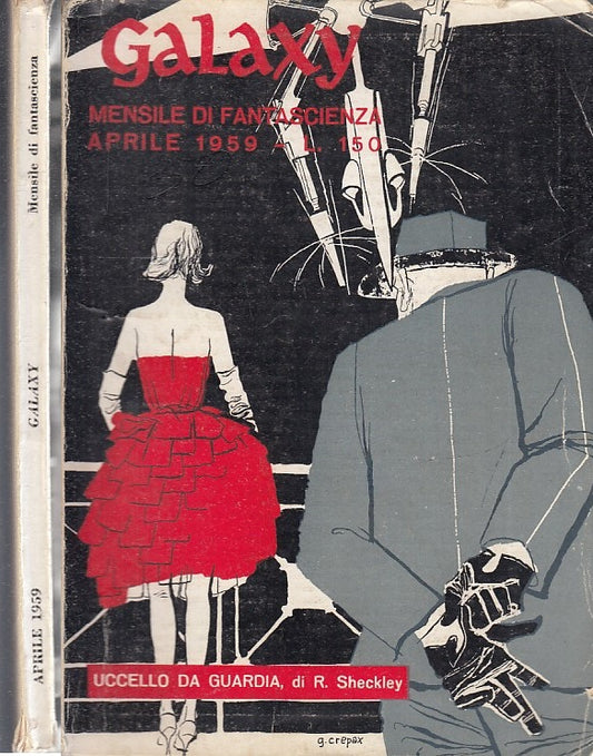 LF- GALAXY FANTASCIENZA UCCELLO DA GUARDIA- SHECKLEY- LA TRIBUNA--- 1959- B- YFS