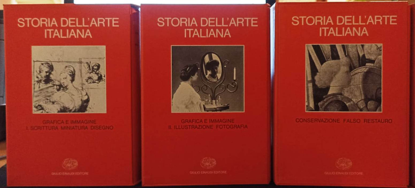 LT- STORIA DELL'ARTE ITALIANA 1/12 14 TOMI COMPLETA -- EINAUDI--- 1978- CS- YFS