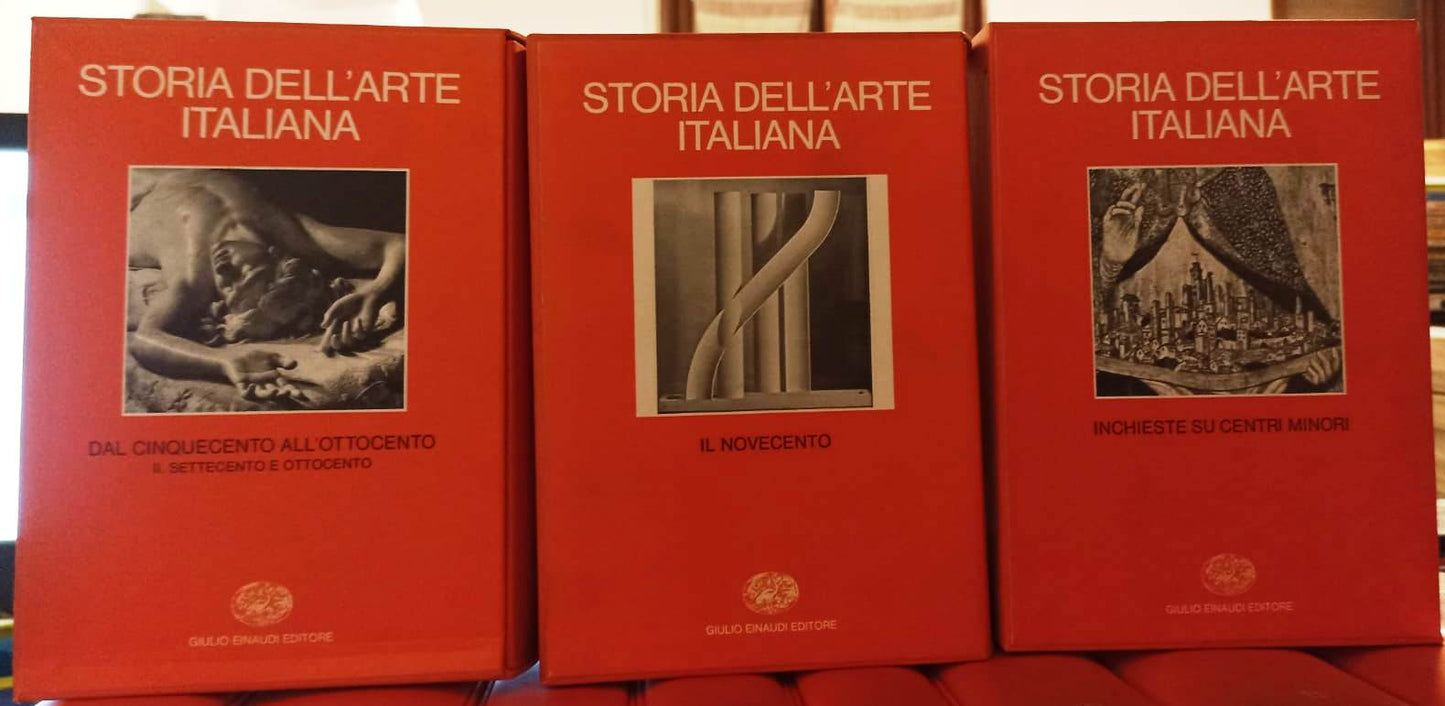 LT- STORIA DELL'ARTE ITALIANA 1/12 14 TOMI COMPLETA -- EINAUDI--- 1978- CS- YFS