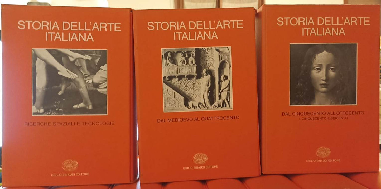 LT- STORIA DELL'ARTE ITALIANA 1/12 14 TOMI COMPLETA -- EINAUDI--- 1978- CS- YFS