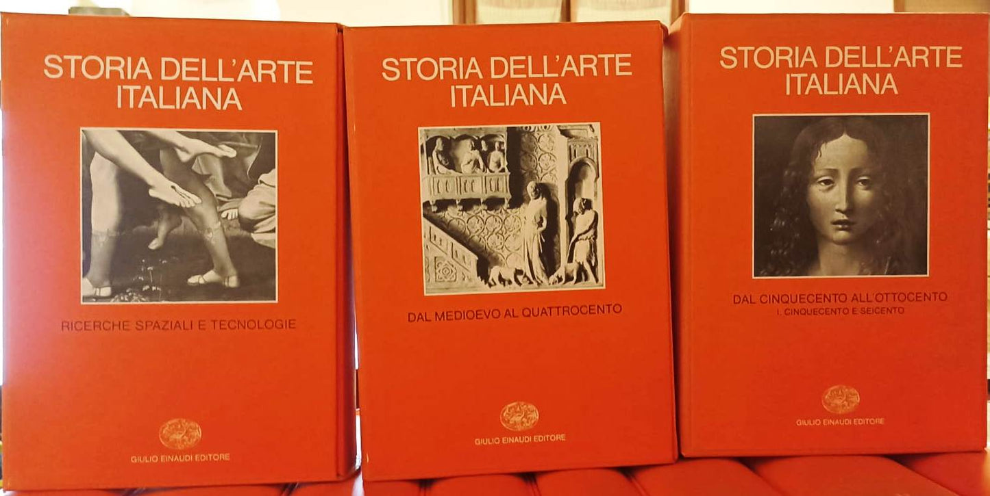 LT- STORIA DELL'ARTE ITALIANA 1/12 14 TOMI COMPLETA -- EINAUDI--- 1978- CS- YFS