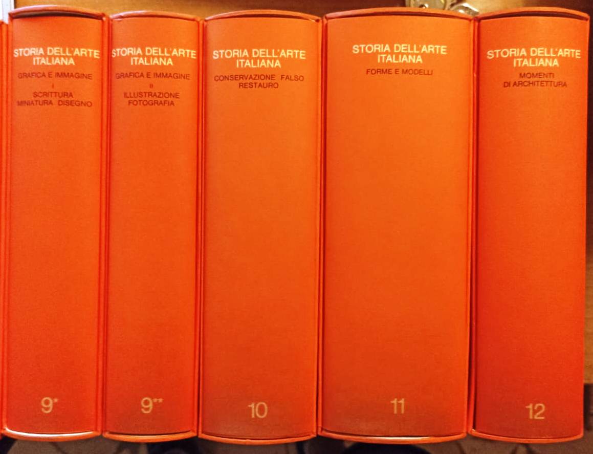 LT- STORIA DELL'ARTE ITALIANA 1/12 14 TOMI COMPLETA -- EINAUDI--- 1978- CS- YFS