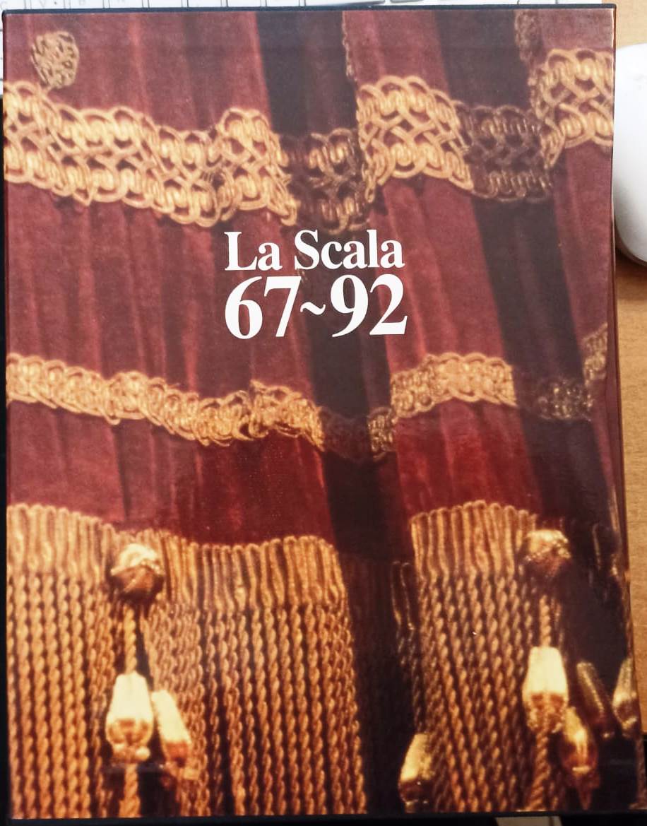 LT- LA SCALA 67/92 SPETTACOLI E PERSONAGGI CRONOLOGIA -- TEATRO--- 1993- CS- YFS