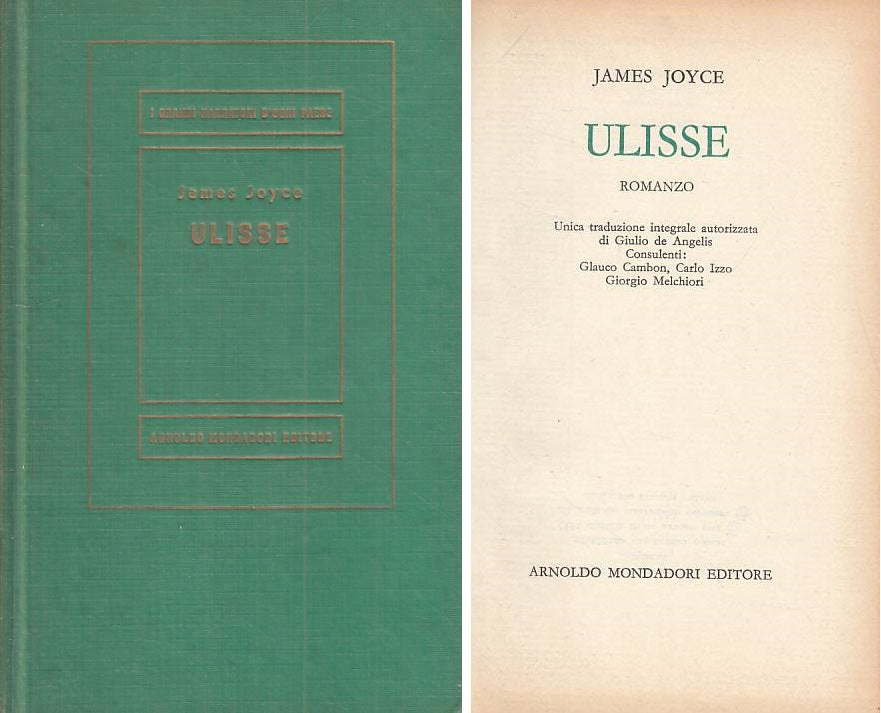 LN- ULISSE - JAMES JOYCE - MONDADORI - MEDUSA - 1a ED. - 1960 - C - ZFS50