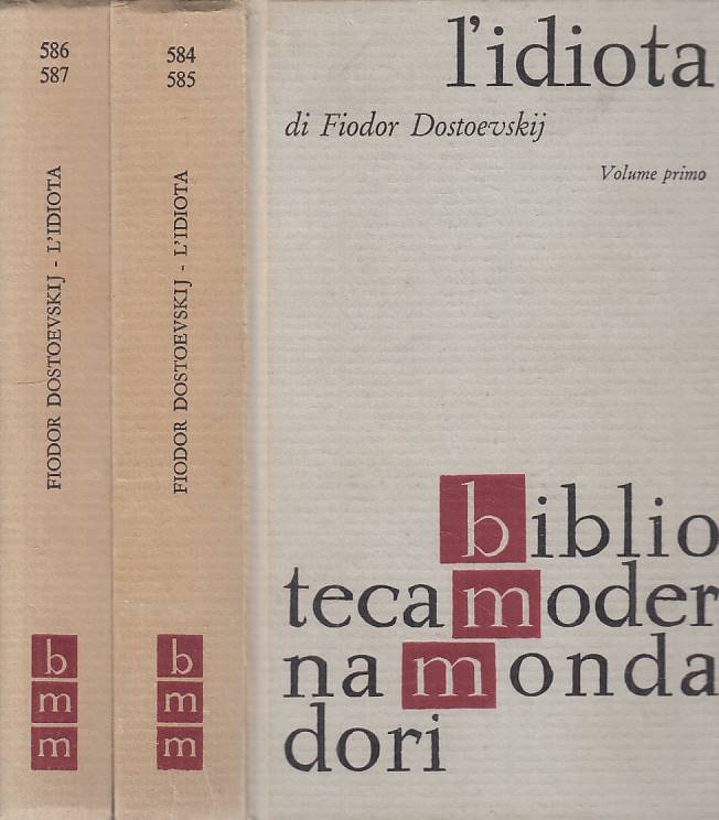 LN- L'IDIOTA 2 VOLUMI - DOSTOEVSKIJ - MONDADORI - MODERNA --- C - ZFS50