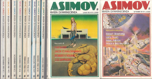LF- ISAAC ASIMOV RIVISTA DI FANTASCIENZA 1/11 (-5,8) -- SIAD --- 1981 - B- YFS