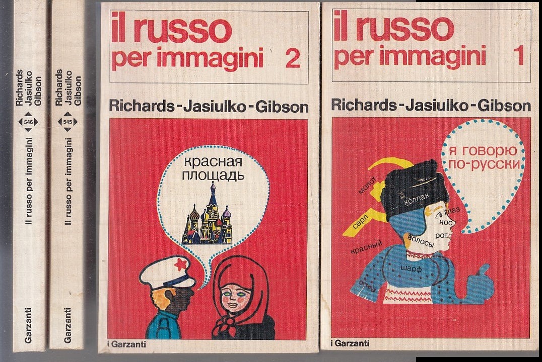 LZ- IL RUSSO PER IMMAGINI 1/2 - RICHARDS JASIULKO - I GARZANTI--- 1975- B- XFS32