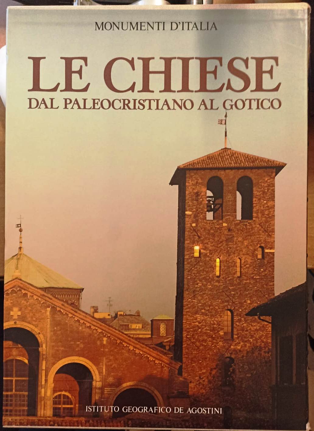 LT- LE CHIESE PALEOCRISTIANO GOTICO- DE AGOSTINI- MONUMENTI D'ITALIA- 1987- C- ZFS