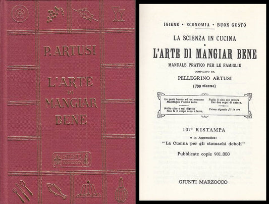LK- L'ARTE DI MANGIAR BENE - ARTRUSI - GIUNTI MARZOCCO --- 1982 - C - ZFS469