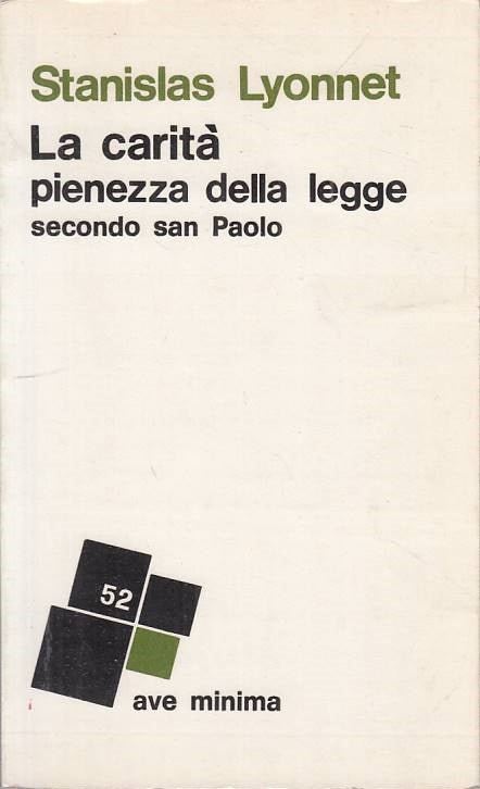 LS- LA CARITA' PIENEZZA DELLA LEGGE SECONDO SAN PAOLO-- AVE--- 1969 - B - ZFS159