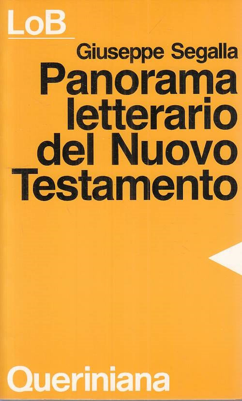 LS- PANORAMA LETTERARIO NUOVO TESTAMENTO- SEGALLA- QUERINIANA--- 1986- B - ZFS85
