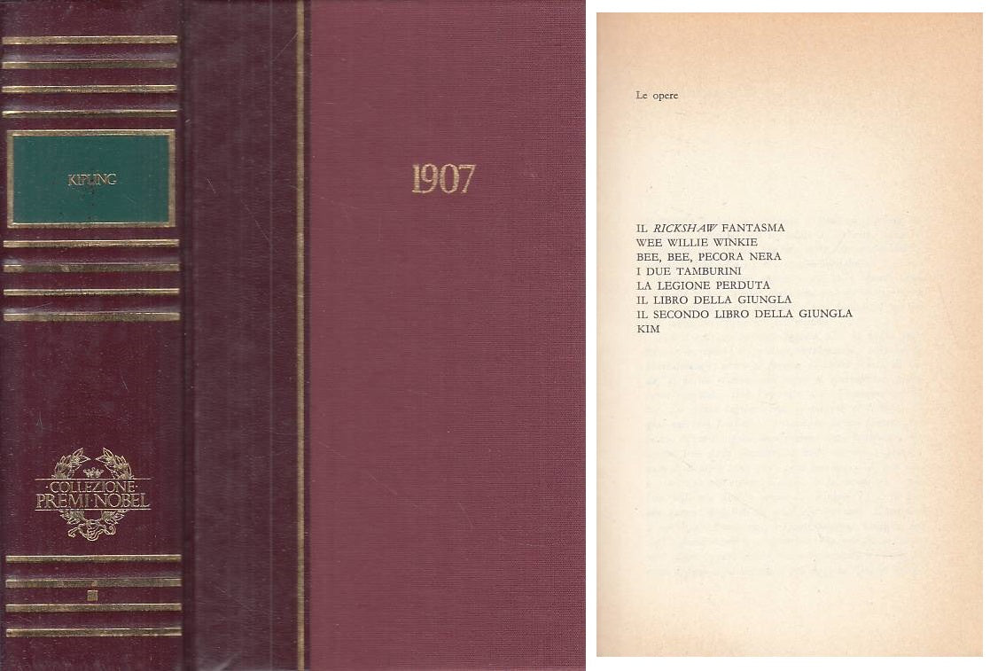 LN- OPERE 1907 - KIPLING - CDE - COLLEZIONE PREMI NOBEL -- 1965 - C - ZFS73