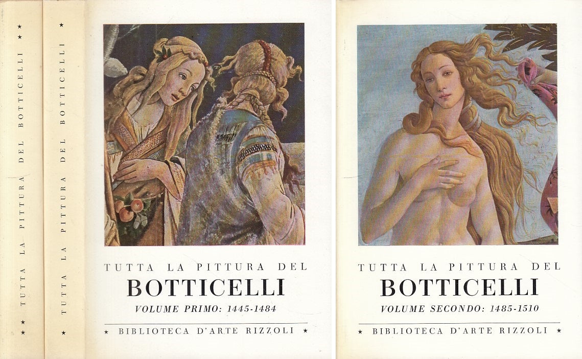LT- TUTTA LA PITTURA DI BOTTICELLI 2 VOLL. -- RIZZOLI- ARTE-- 1958 - CS - ZFS608