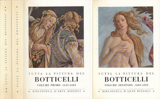 LT- TUTTA LA PITTURA DI BOTTICELLI 2 VOLL. -- RIZZOLI- ARTE-- 1958 - CS - ZFS608