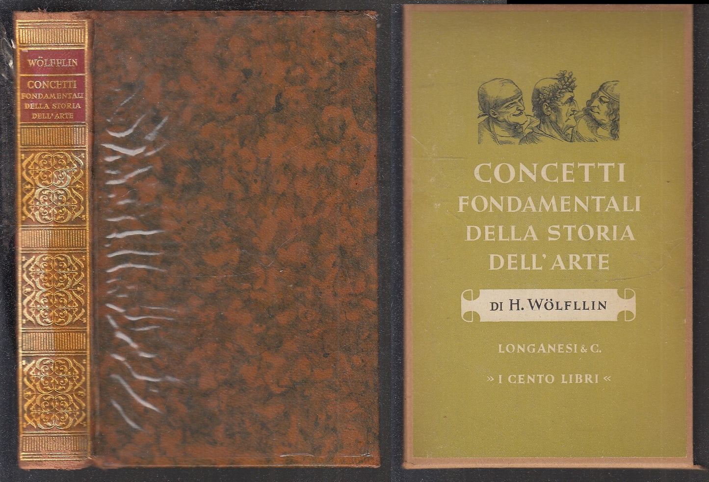 LT- CONCETTI FONDAMENTALI STORIA DELL'ARTE- WOLFFLIN- LONGANESI- 1953 -- XFS145