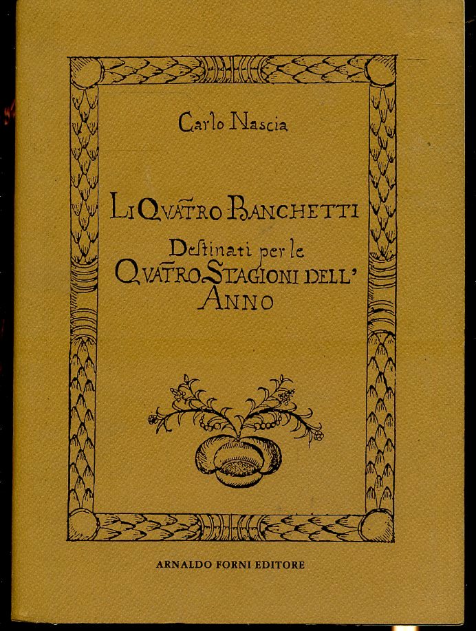LK- LI QUATRO BANCHETTI QUATRO STAGIONI DELL'ANNO- NASCIA- FORNI- 1981- B-ZFS163
