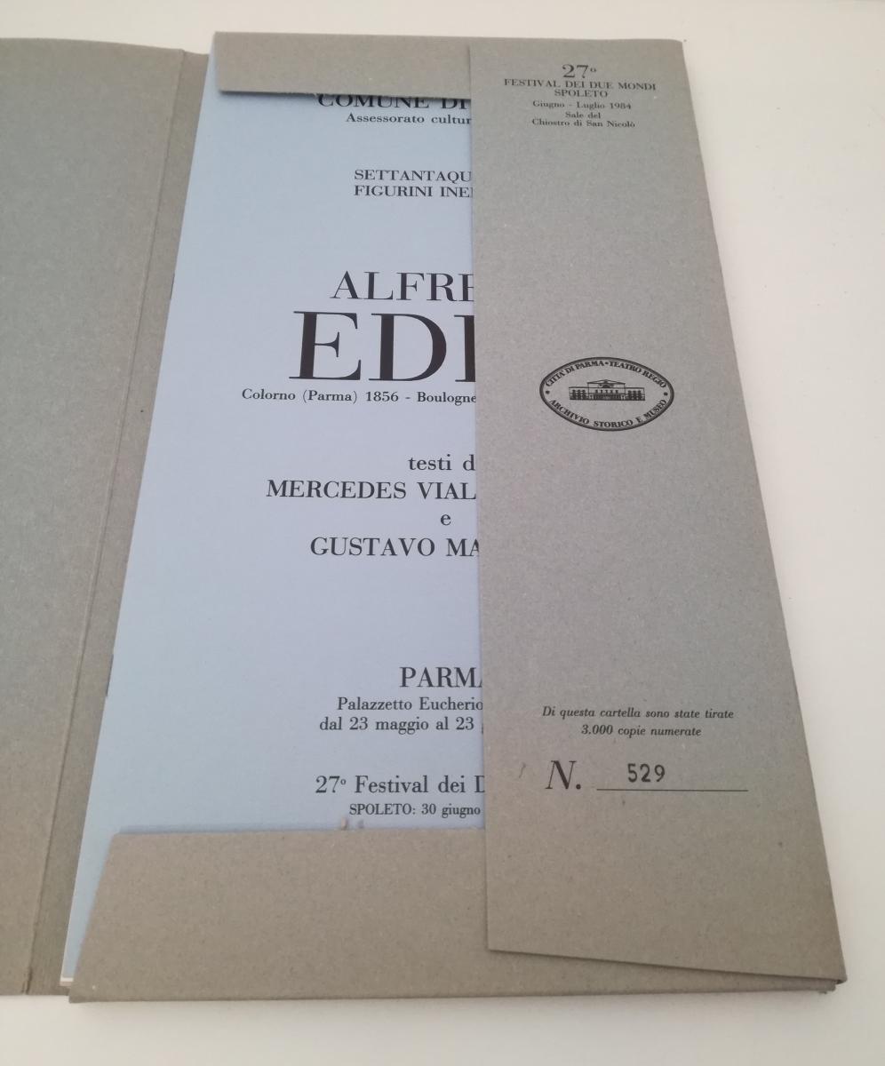 LT- ALFREDO EDEL SETTANTAQUATTRO FIGURINI INEDITI -- STEP PARMA --- 1984- B- WPR