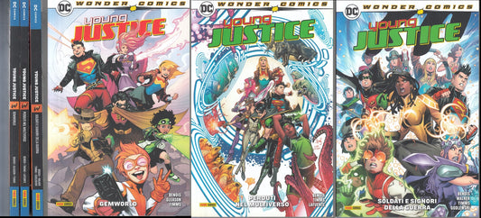 FV- WONDER COMICS YOUNG JUSTICE VOLUMI 1/3 - BENDIS - PANINI - 2019 - B - VMX