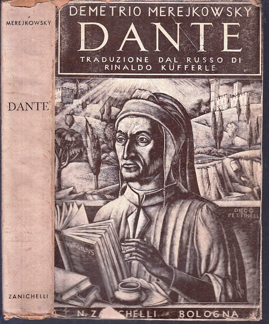 LS-  DANTE TRADUZIONE RUSSO KUFFERLE - MEREJKOWSKY- ZANICHELLI--- 1940 --XFS102