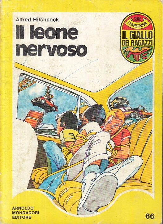 LG- IL LEONE NERVOSO - HITCHCOCK - MONDADORI - GIALLO RAGAZZI 66 -- 1973- B- YFS